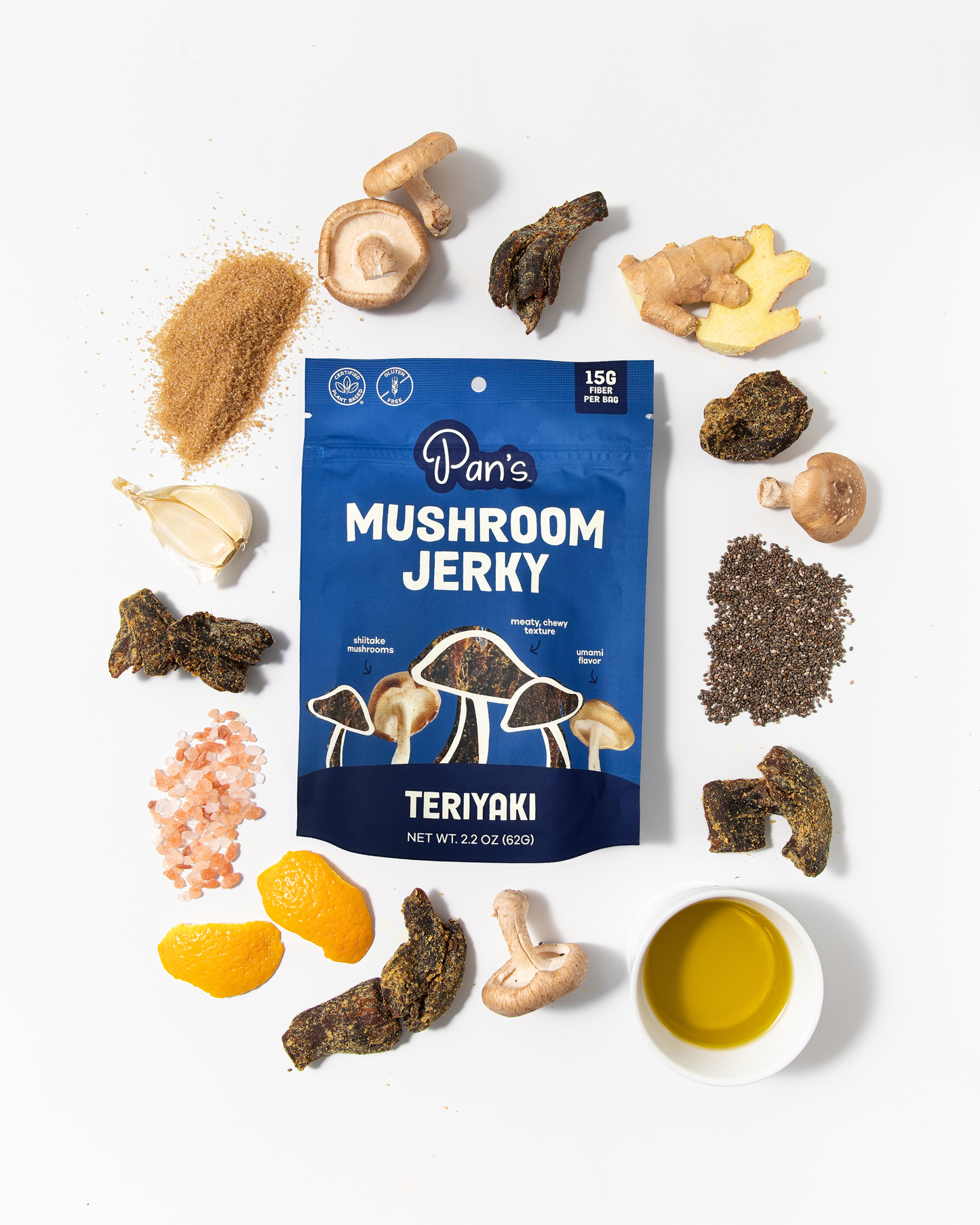 Teriyaki Shiitake Mushroom Jerky