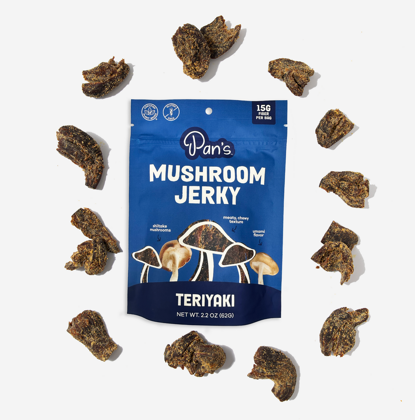 Teriyaki Shiitake Mushroom Jerky