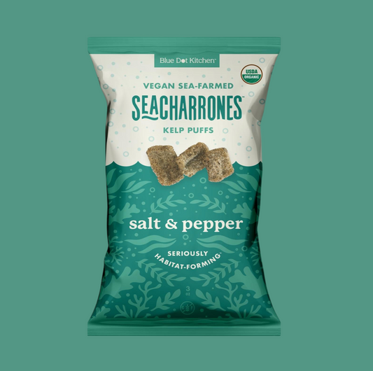 Salt & Pepper Seacharrones Kelp Puffs