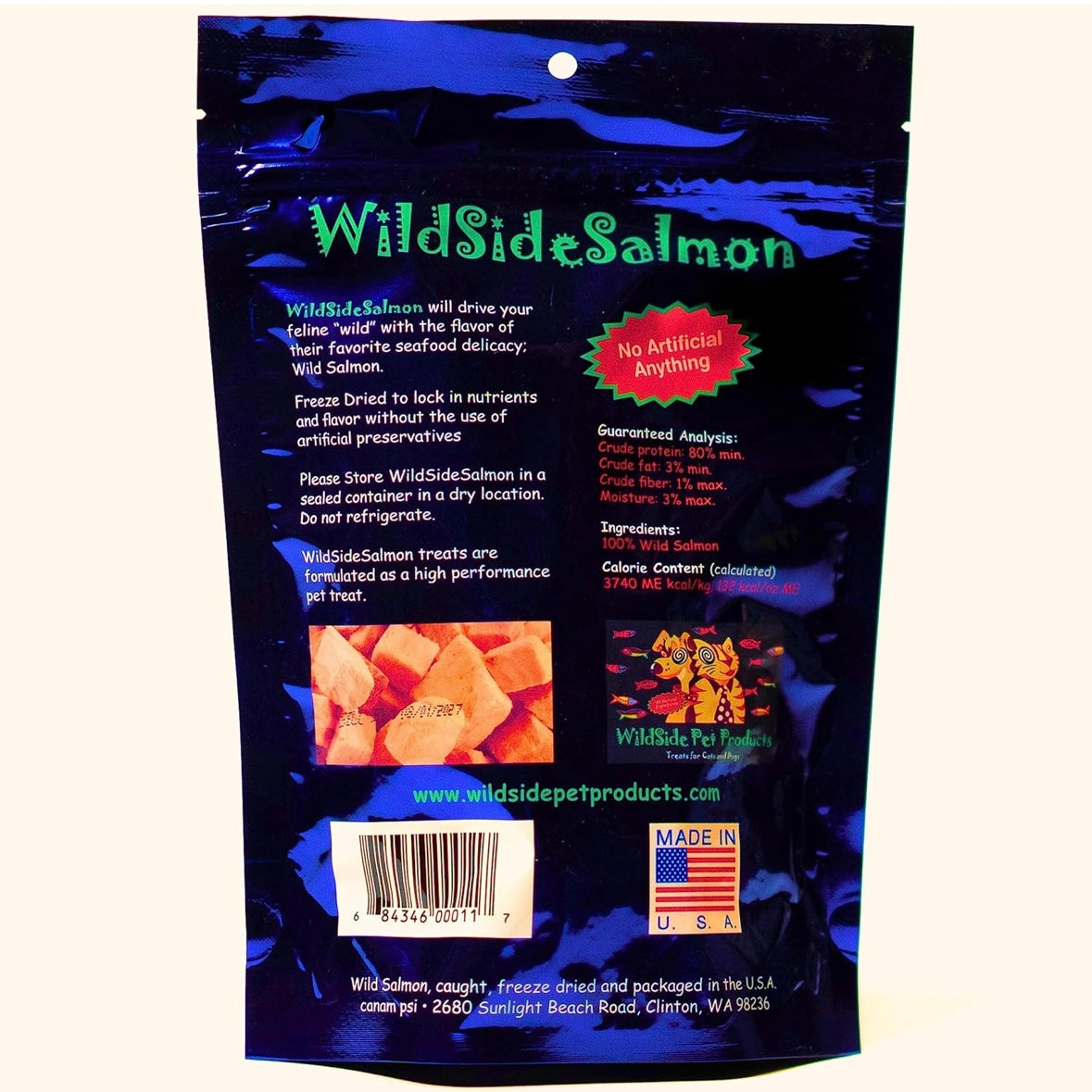 Freeze-Dried Salmon Cat Treats