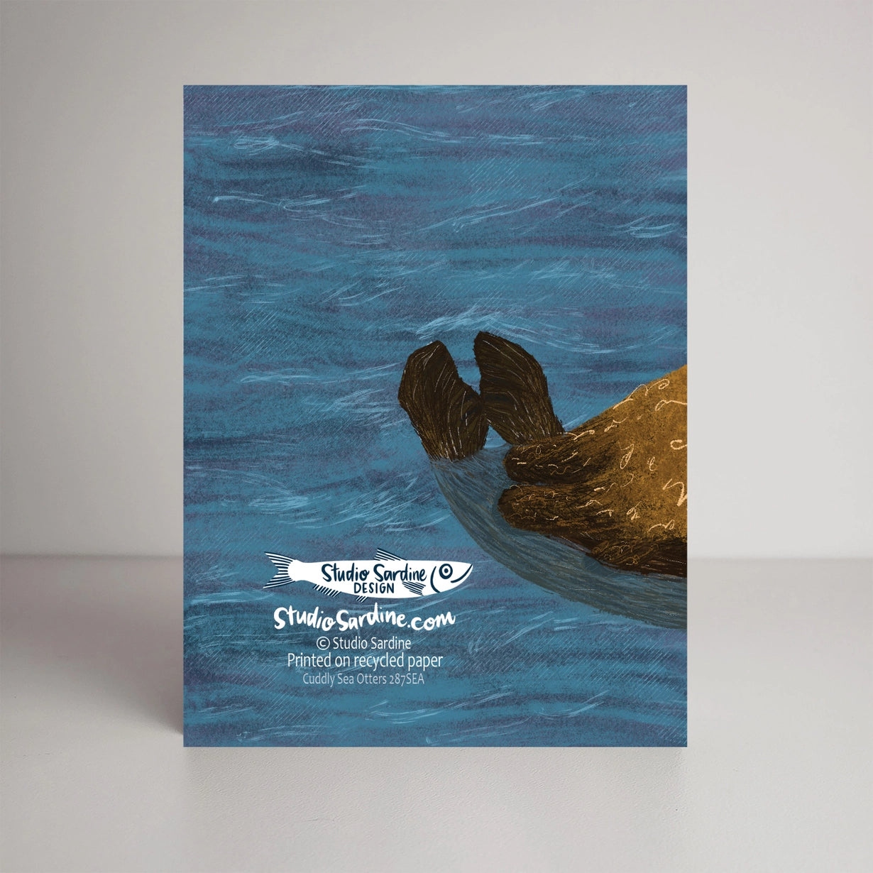 Cuddly Sea Otters Greeting Card