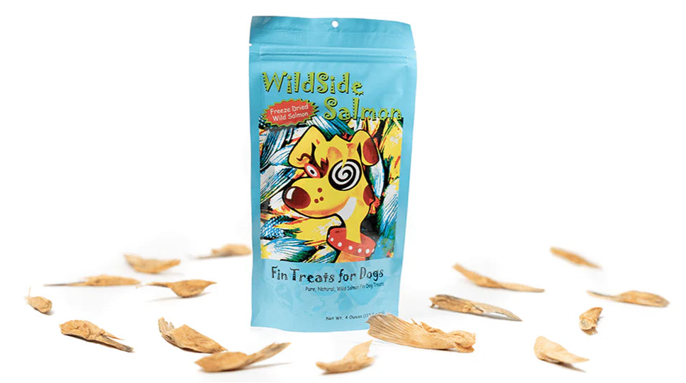Freeze-Dried Salmon Fin Dog Treats