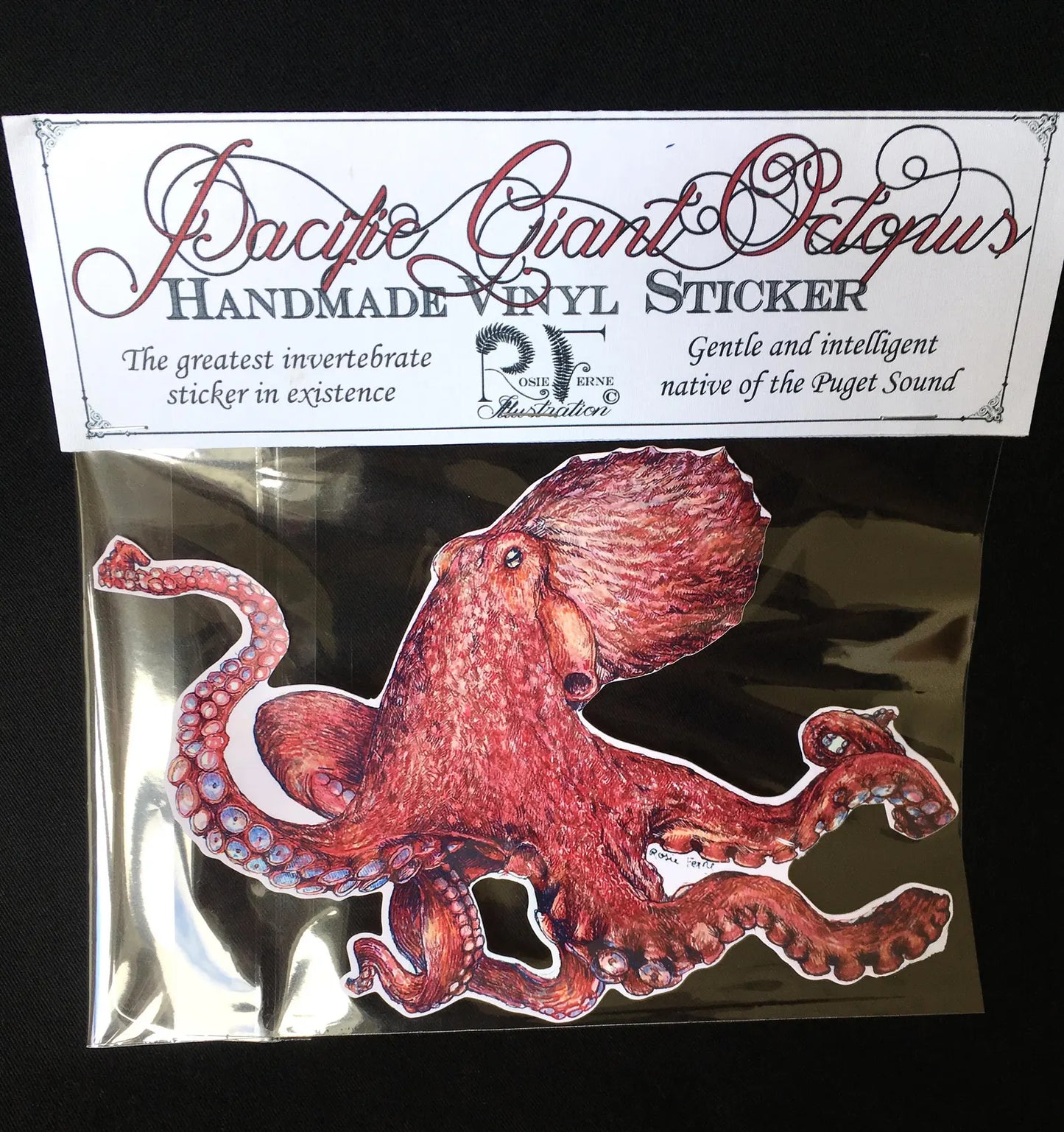 Giant Pacific Octopus Sticker