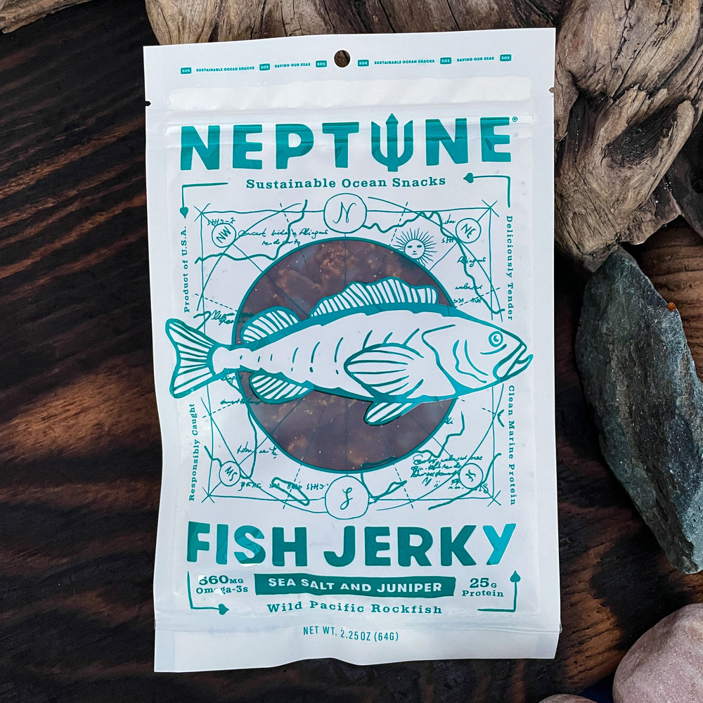 Sea Salt & Juniper Rockfish Fish Jerky