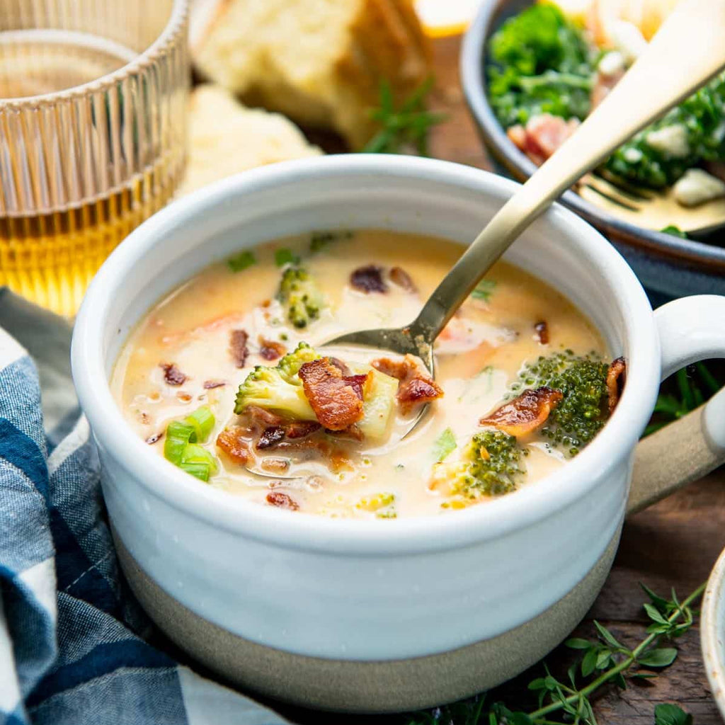 Recipe: Beer Cheese Soup with Bacon and Broccoli