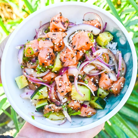 Recipe: Kelp Chili Crisp Salmon Poke