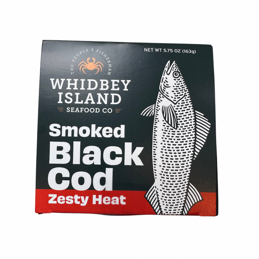 Canned Zesty Heat Smoked Black Cod