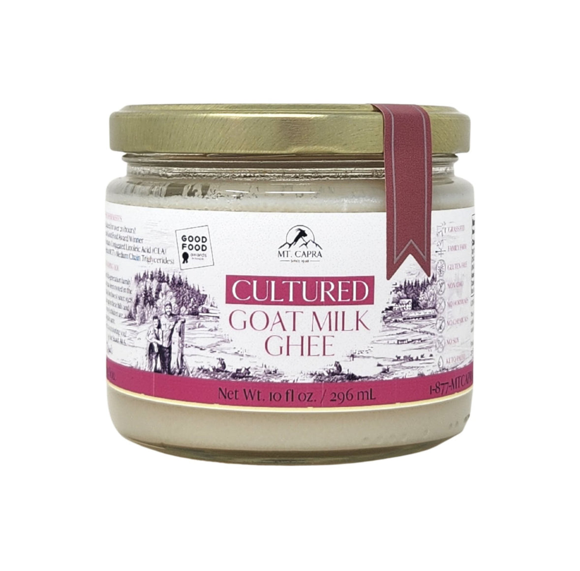 Cultured Fermented Goat Milk Ghee (Clarified Butter)