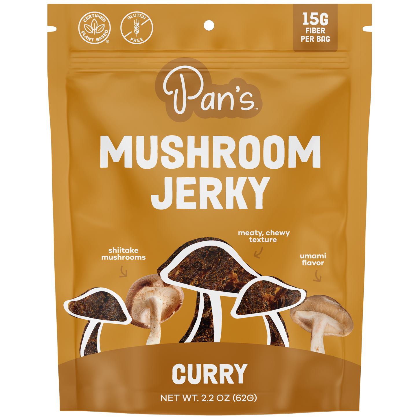 Curry Shiitake Mushroom Jerky