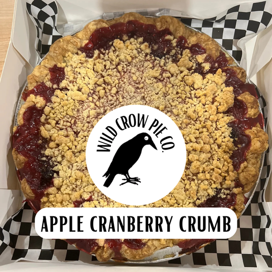 LOCAL ONLY: Apple Cranberry Crumb Pie