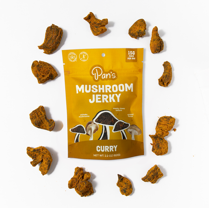 Curry Shiitake Mushroom Jerky