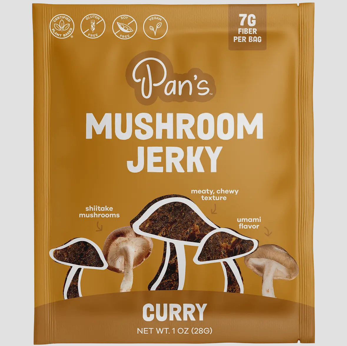 Curry Shiitake Mushroom Jerky