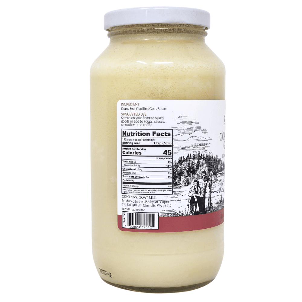 Goat Milk Ghee (Clarified Butter)