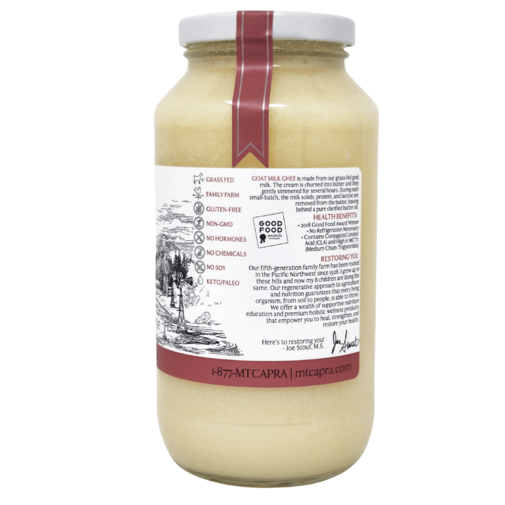 Goat Milk Ghee (Clarified Butter)