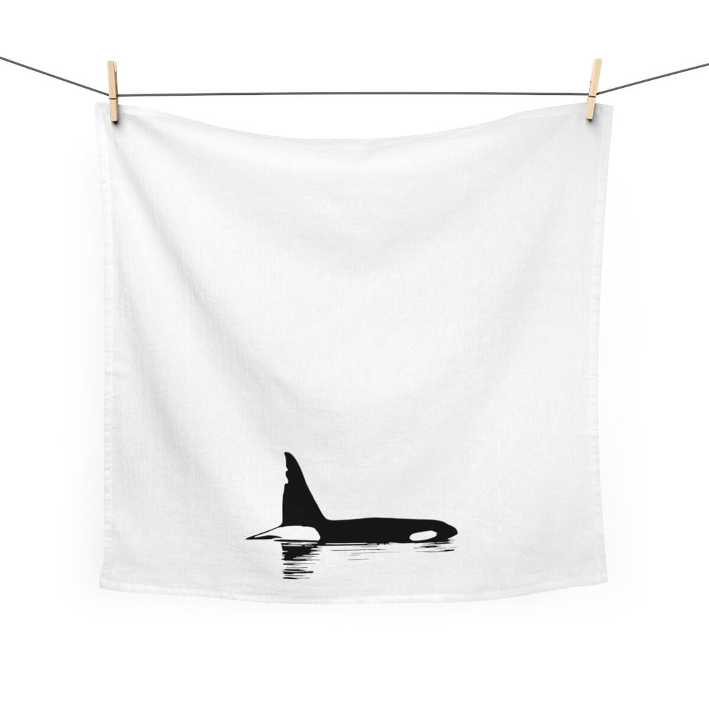 Chainsaw the Orca Organic Cotton Tea Towel