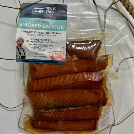 Wild Alaskan Smoked Salmon Strips