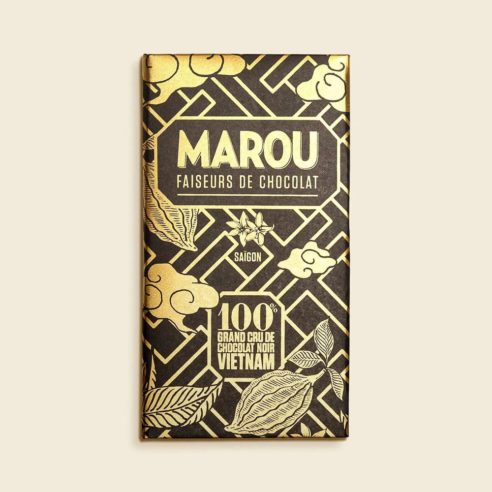 Marou 100% Dark Chocolate, 60g