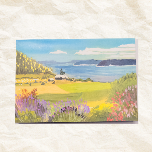 "Ebey's Landing" Greeting Card