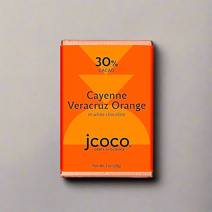 Cayenne Veracruz Orange 30% White Chocolate