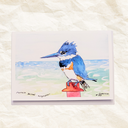 "Kingfisher" Greeting Card