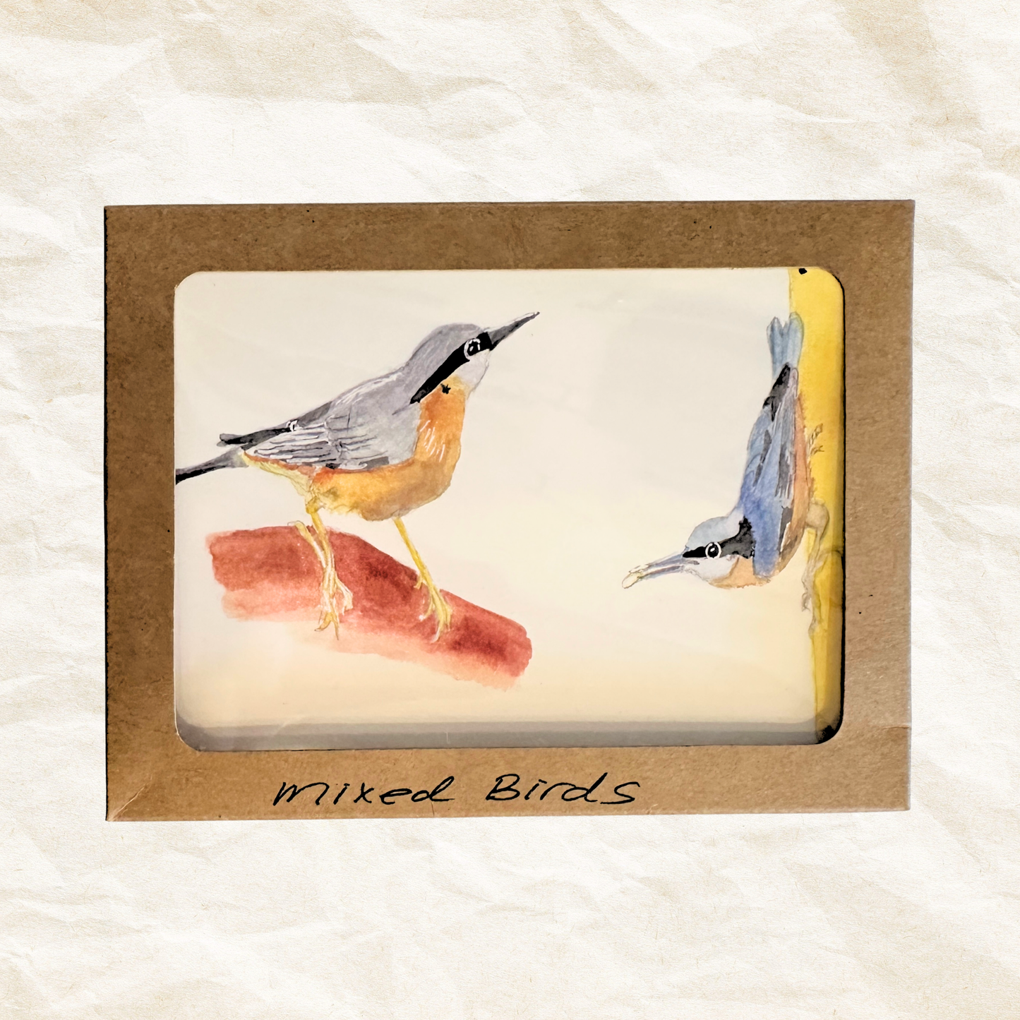 Pack of 5: Mixed Birds Greeting Cards
