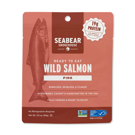 Ready-To-Eat Wild Alaskan Shelf-Stable Pink Salmon
