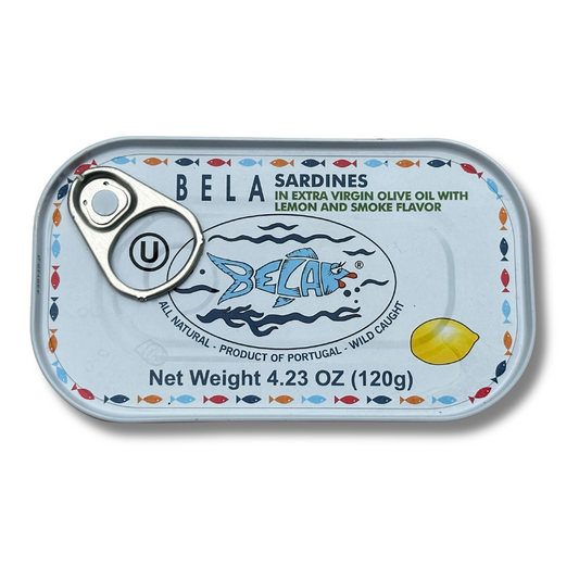 Canned Portuguese Sardines with Lemon