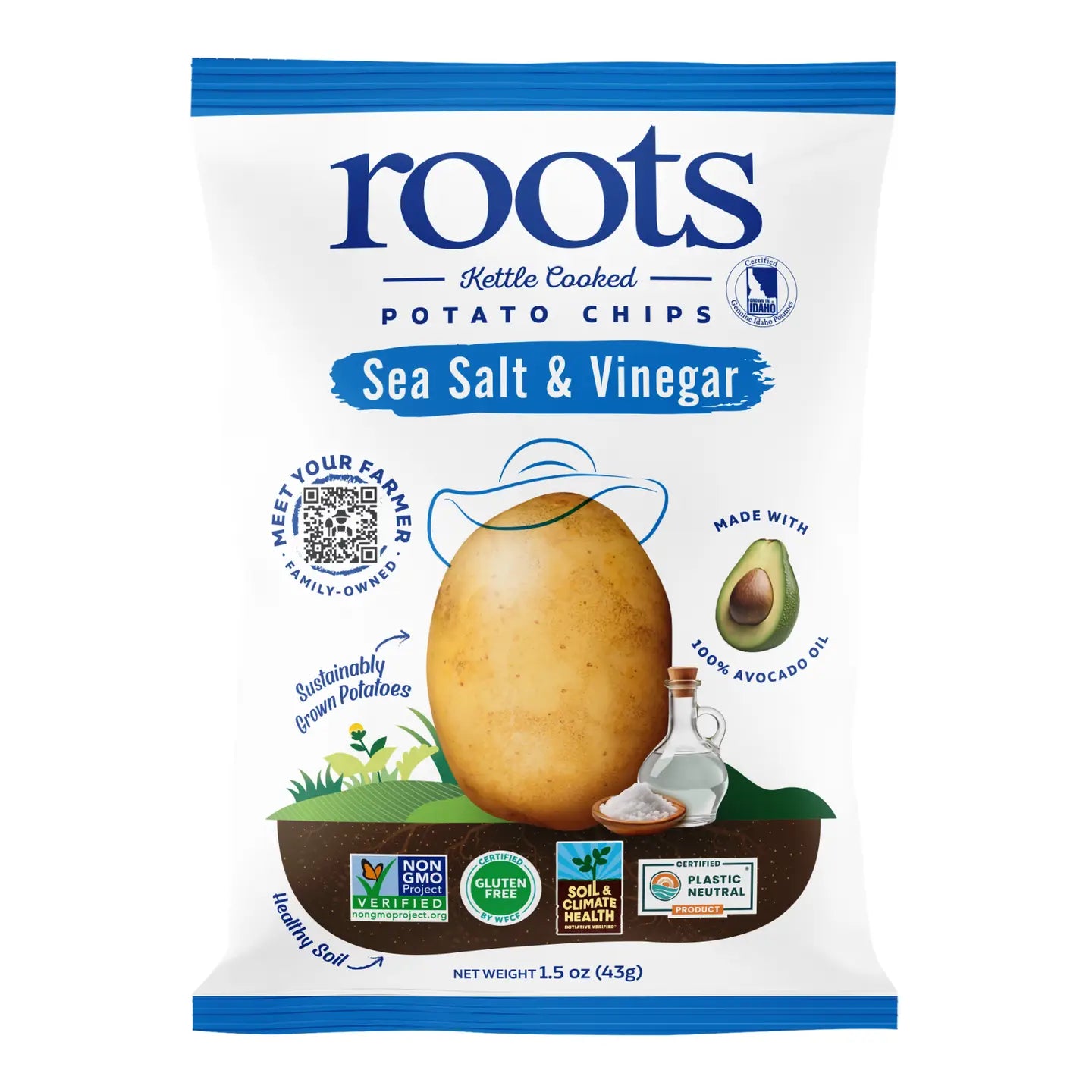 Sea Salt and Vinegar Kettle-Cooked Potato Chips