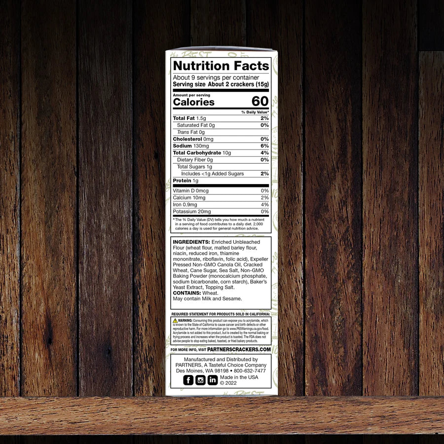 Stone Ground Wheat Crackers