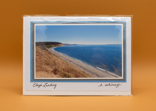 "Ebey's Landing" - Whidbey Photo Greeting Card