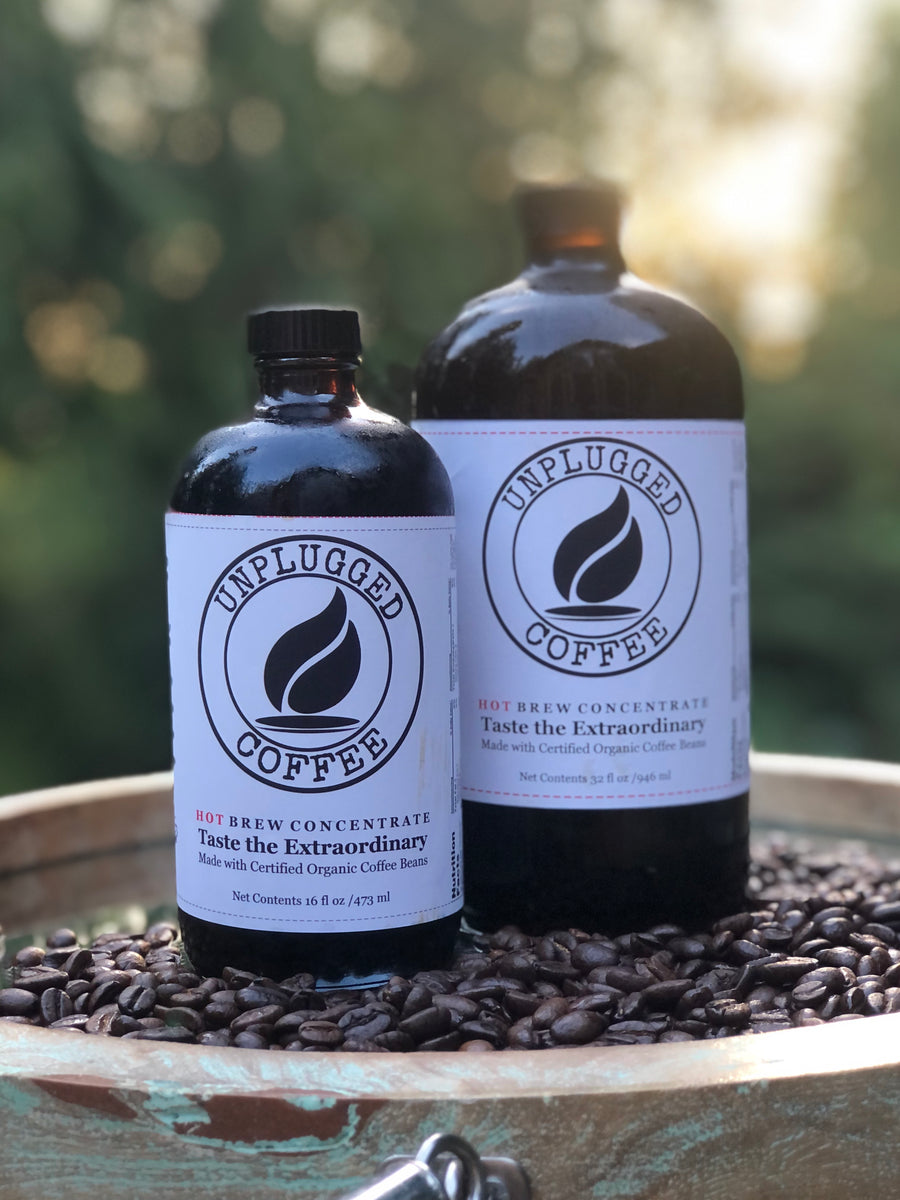 Organic Coffee Concentrate from Unplugged Coffee Co. Salinity Seafood