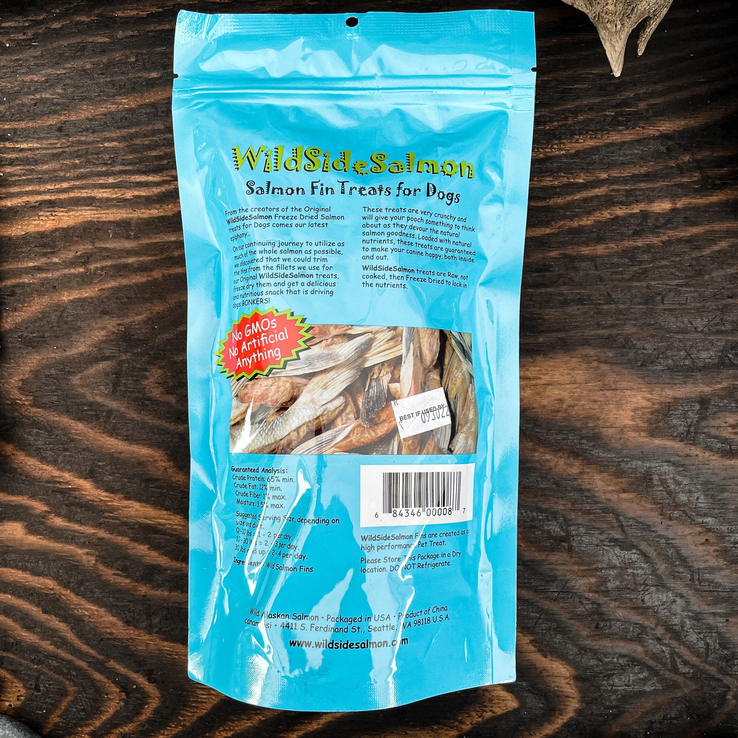 
                  
                    Freeze-Dried Salmon Fin Dog Treats
                  
                
