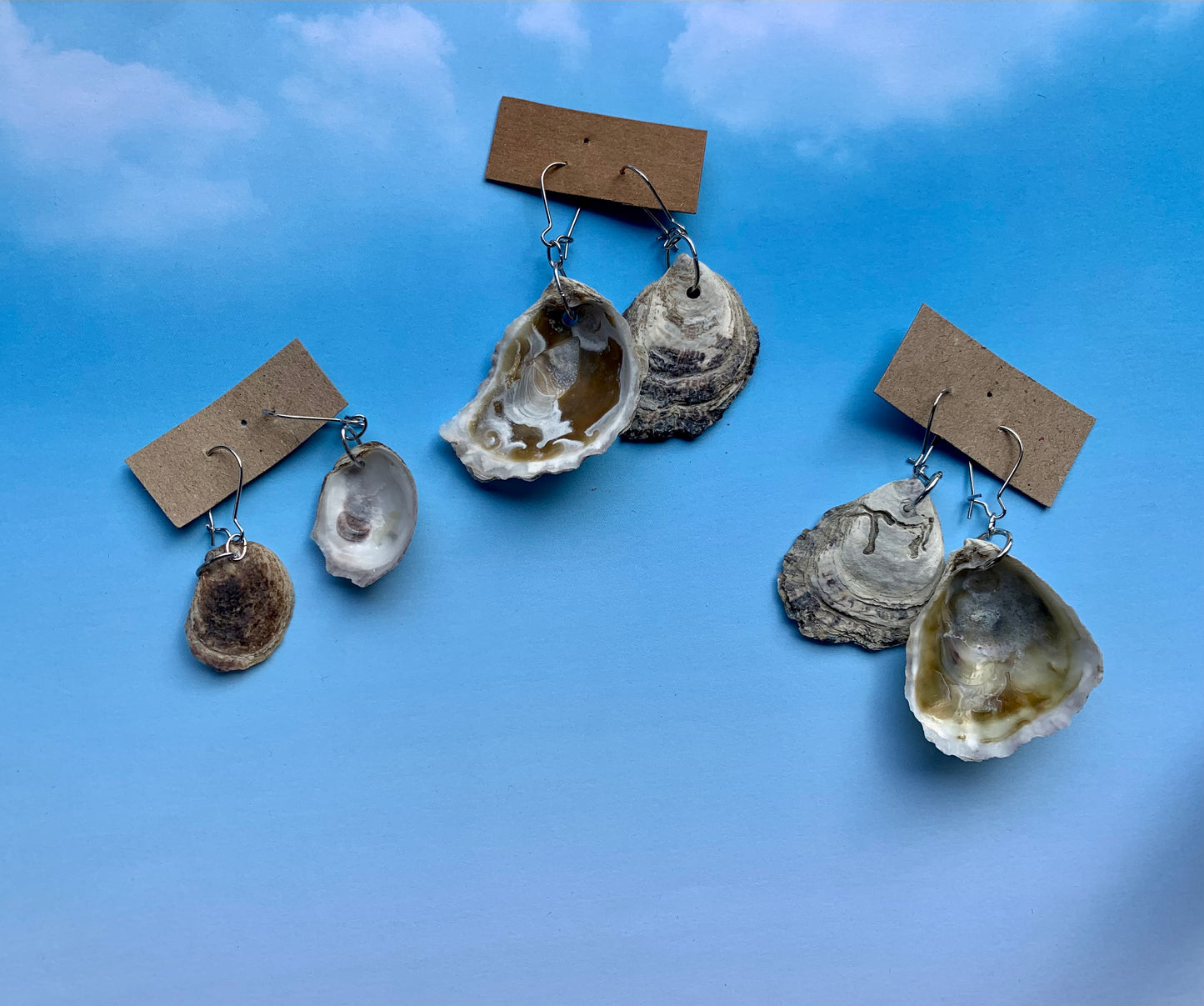 FUNDRAISER: Olympia Oyster Shell Earrings