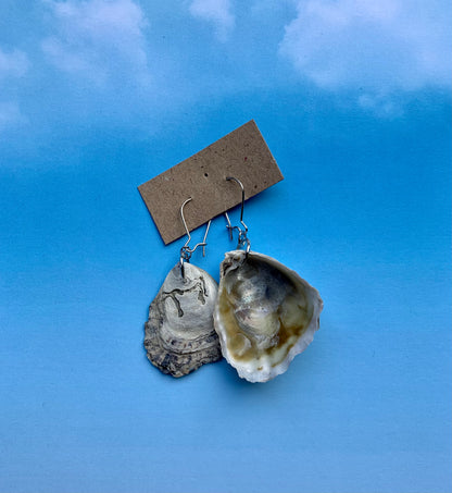 FUNDRAISER: Olympia Oyster Shell Earrings